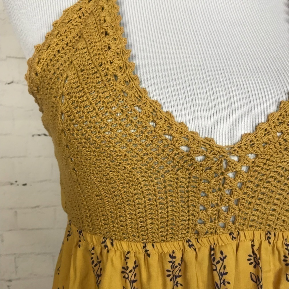 Haha Crocheted Bodice Halter Dress - Picture 2 of 8